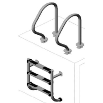 Merdevine 3 gazišta DVODELNE