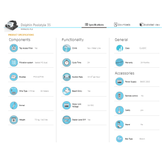 Robot DOLPHIN POOLSTYLE 35
