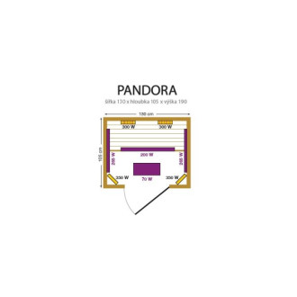 Infracrvena sauna PANDORA