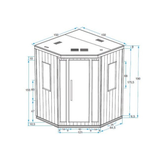 Infracrvena sauna SALOME