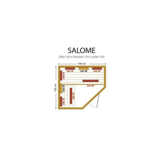 Infracrvena sauna SALOME